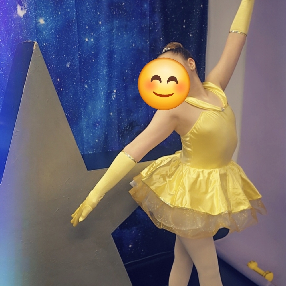 Yellow Ballerina Costume for Kids